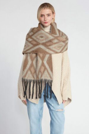 Aztec Grunge Scarf
