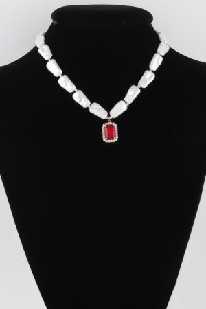 Multi Stone Pendant Necklace