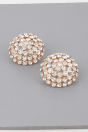Rhinestone Stud Earrings