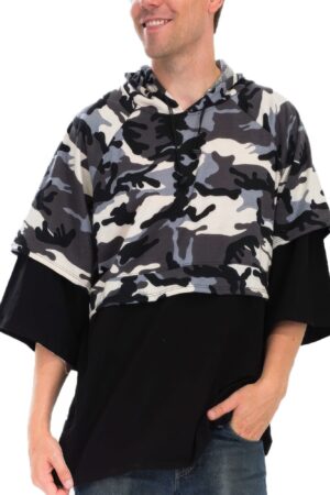 Contrast 3/4 Hoodtee