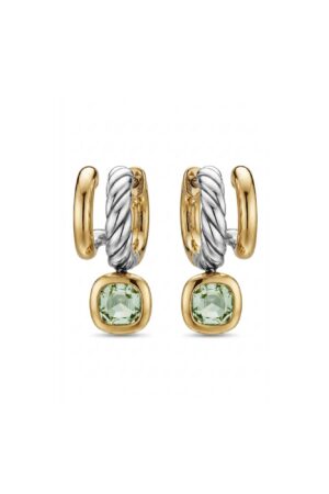 Mercer® Color Two-Row Drop Earrings, 19.5mm