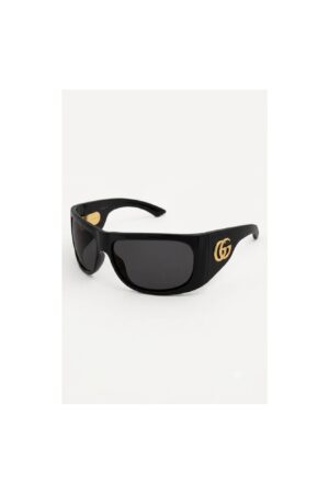 66mm Oversize Geometric Sunglasses