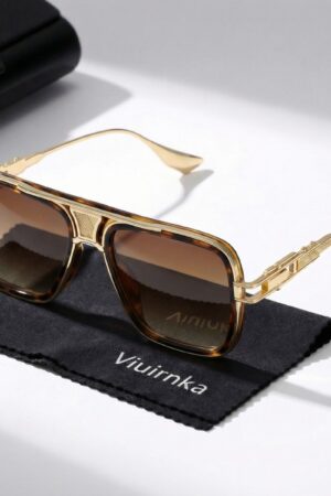 Viuirnka Classic Square Sunglasses for Men